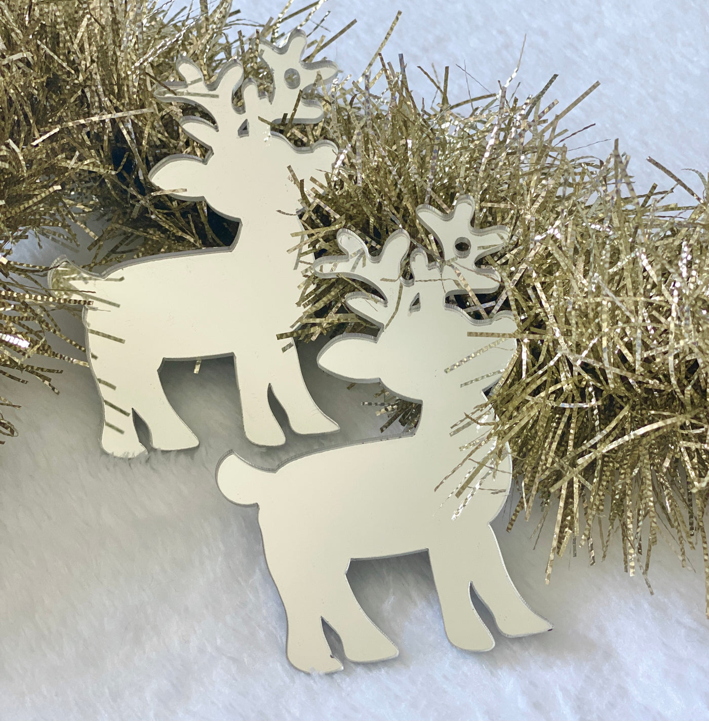 Blank Reindeer Bauble Christmas Decorations
