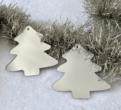 Blank Bauble Christmas Tree Decorations