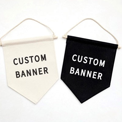 Blank Wall Banner - White