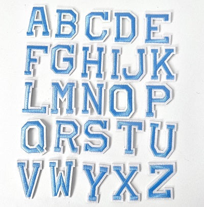 Letter Decal Blue