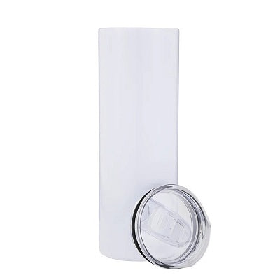 Skinny white tumblers 20 oz