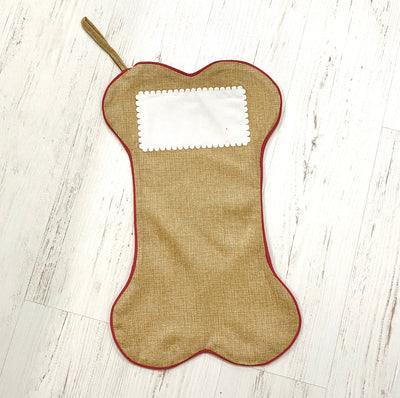 Hessian Dog Santa Sack