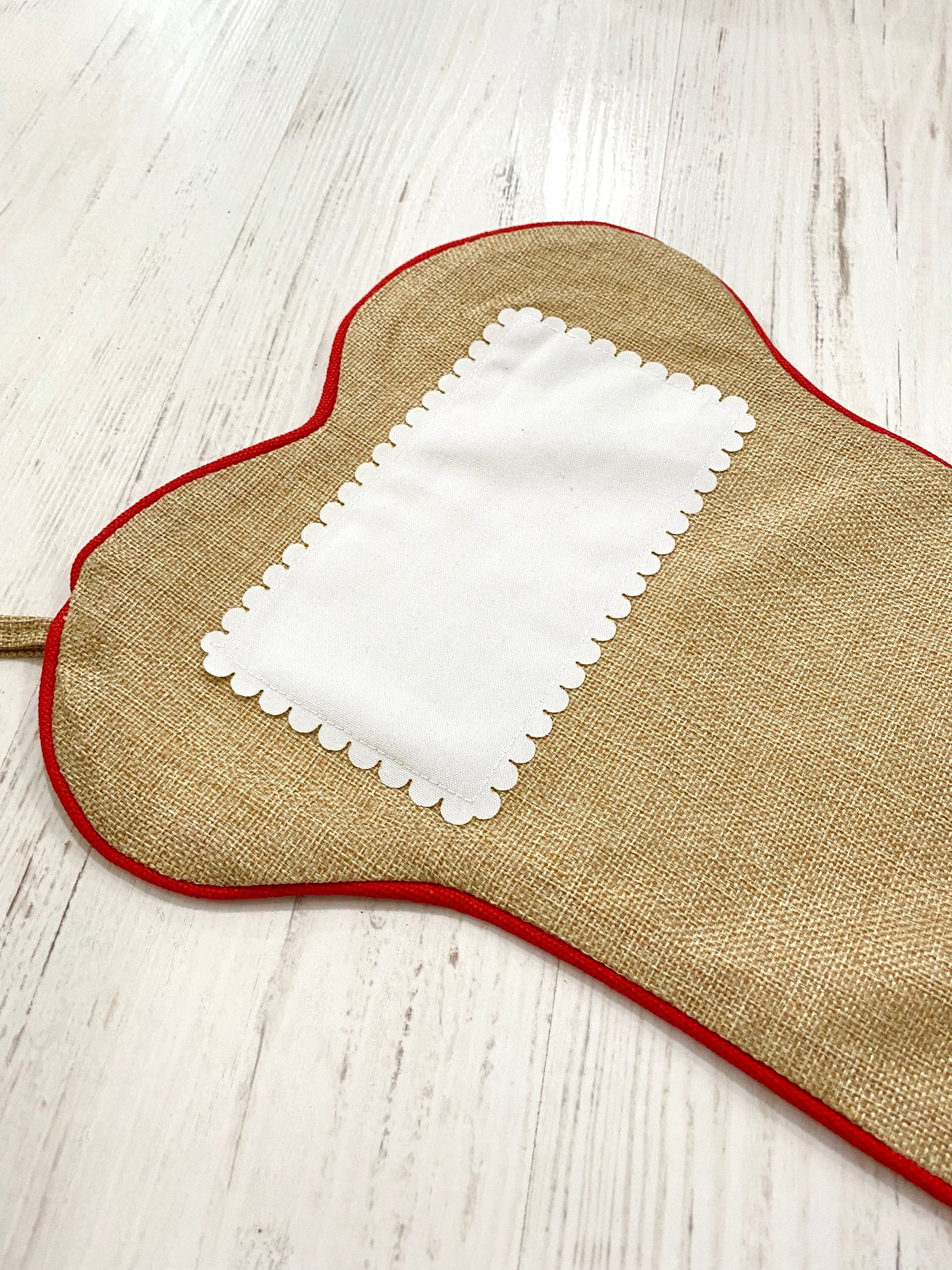 Hessian Dog Santa Sack