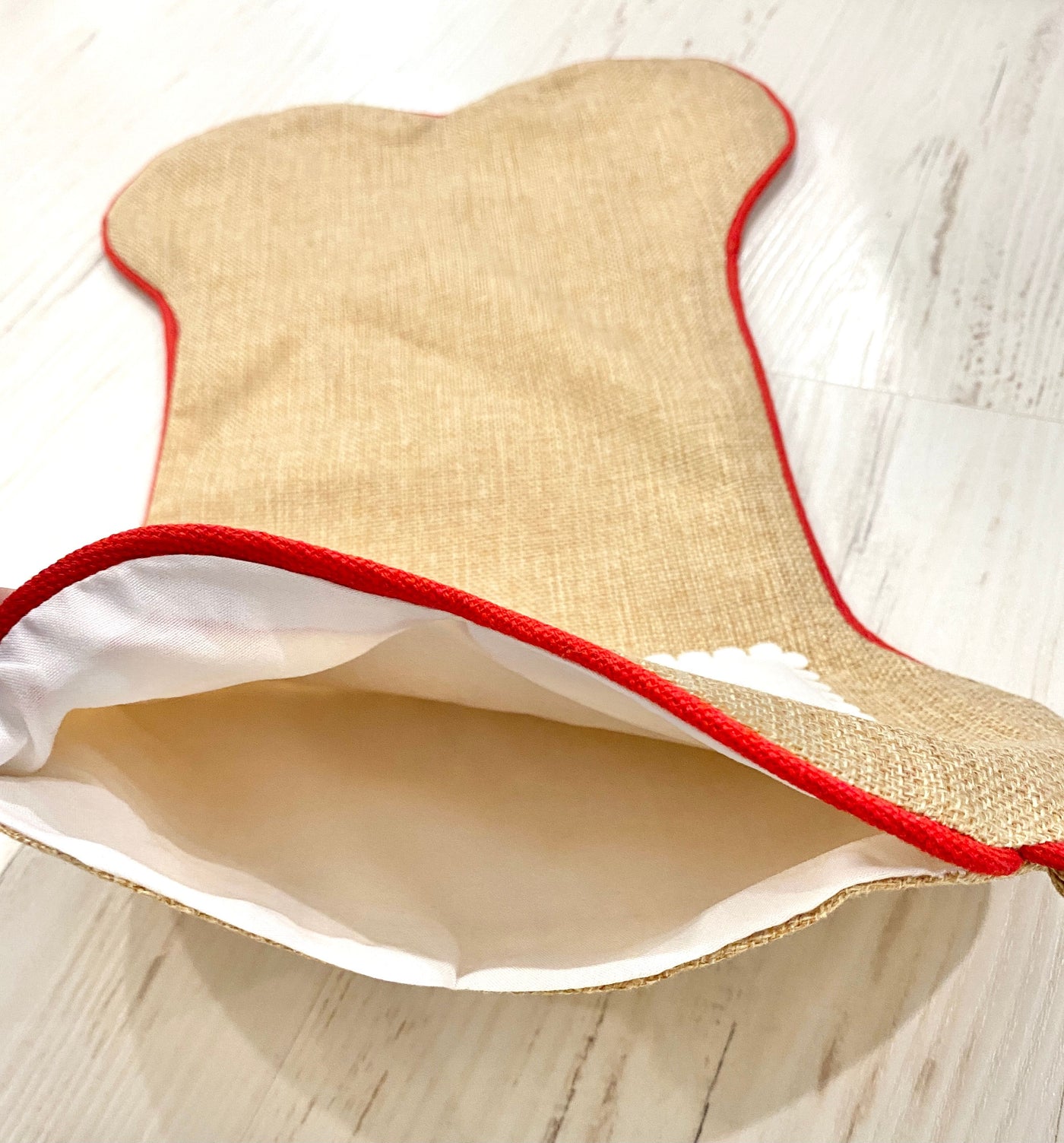 Hessian Dog Santa Sack