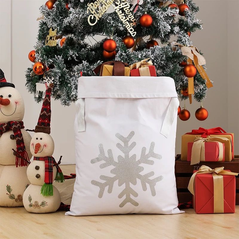 Arctic Snowflake Santa Sack