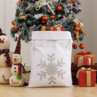 Arctic Snowflake Santa Sack